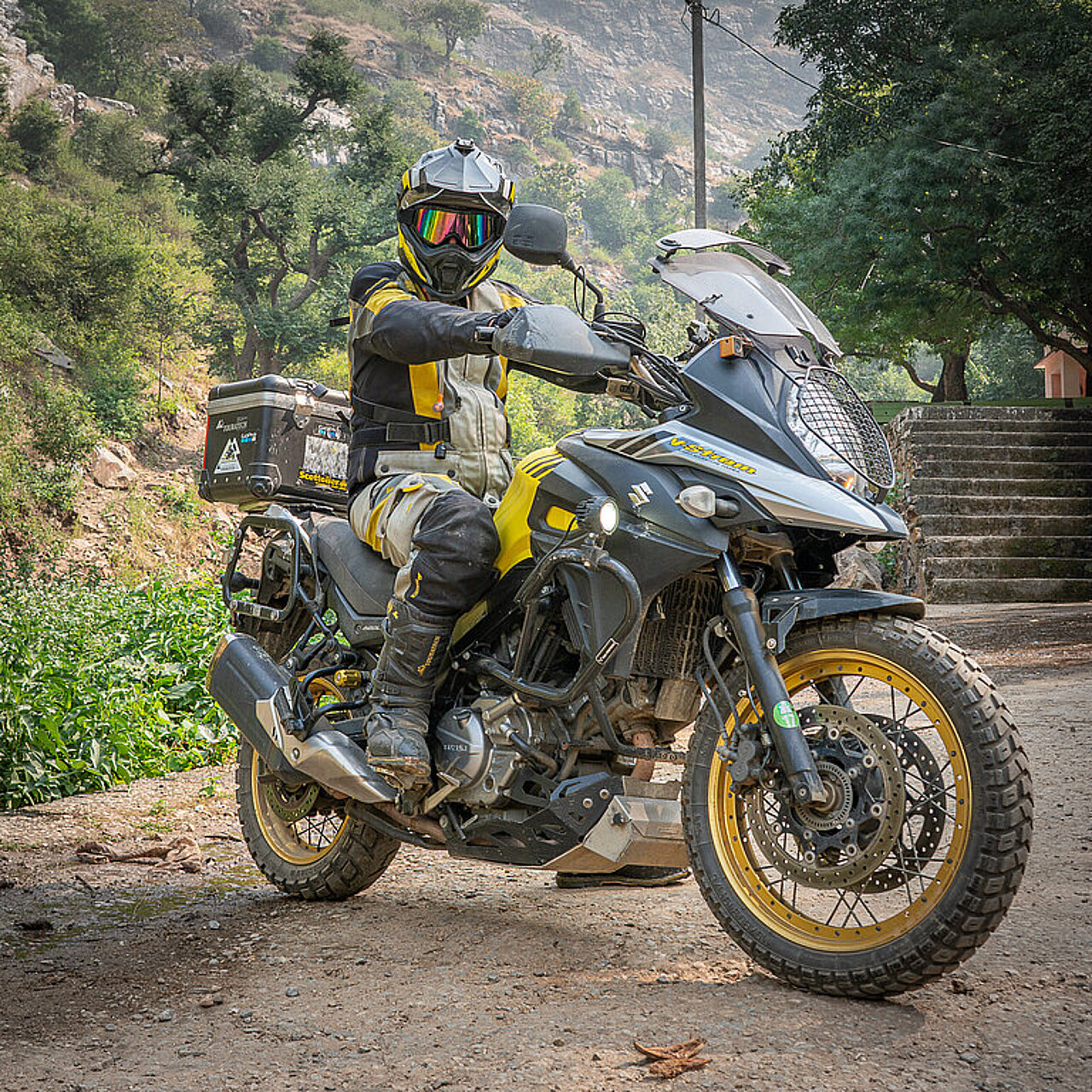 Sven Kalbhenn on Motorcycle
